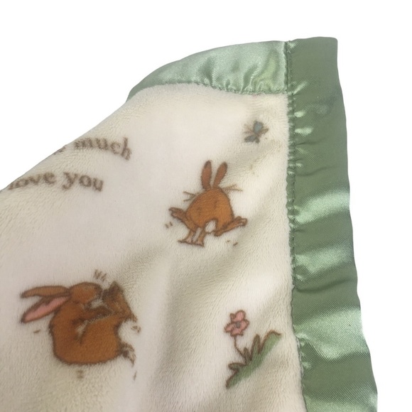 Guess How Much I Love You Bunny Security Blanket Lovey 14" To the Moon and Back - Picture 11 of 11